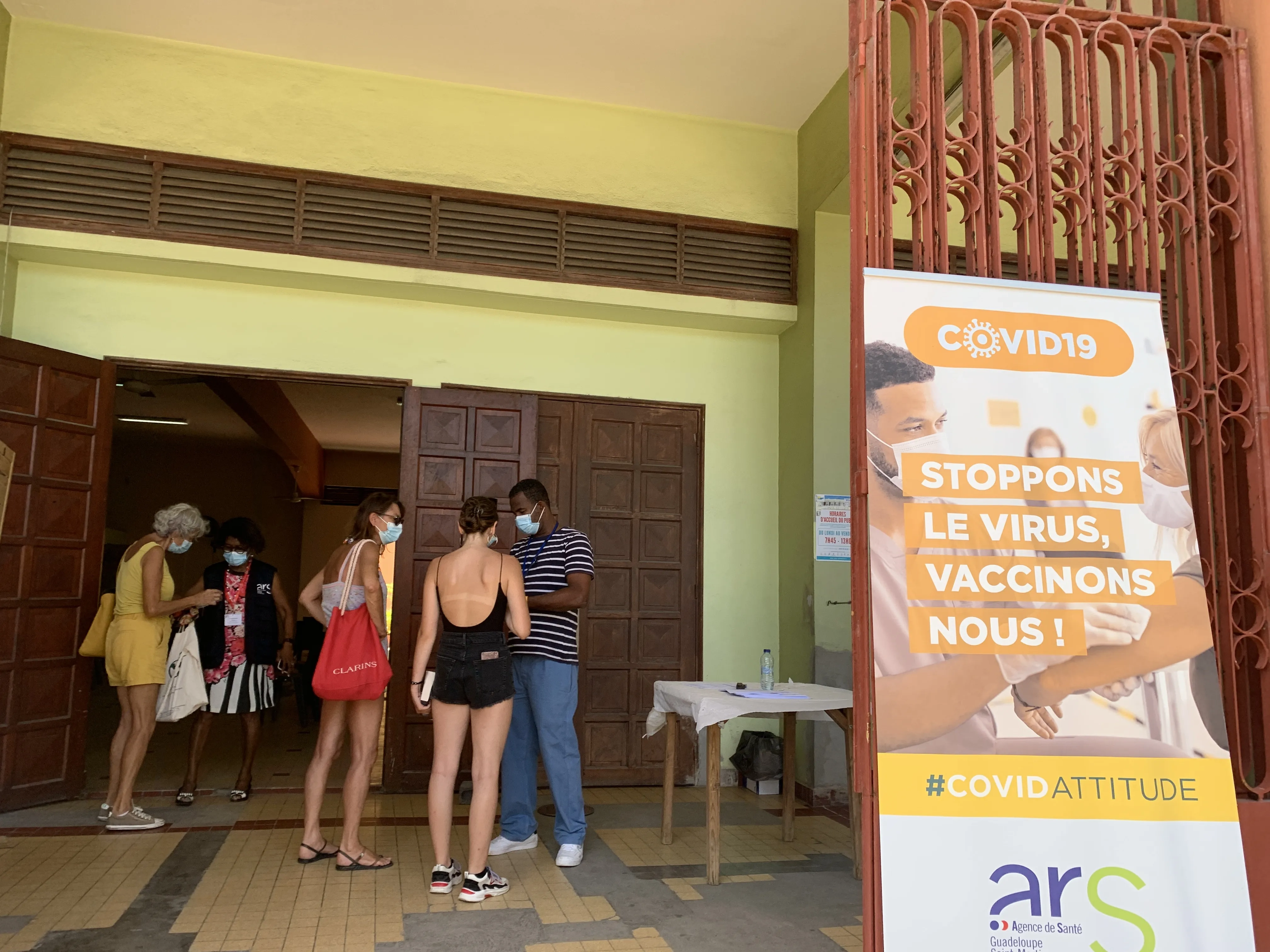 Covid-19 : un centre de vaccination éphémère à Sainte-Anne ce week-enddef